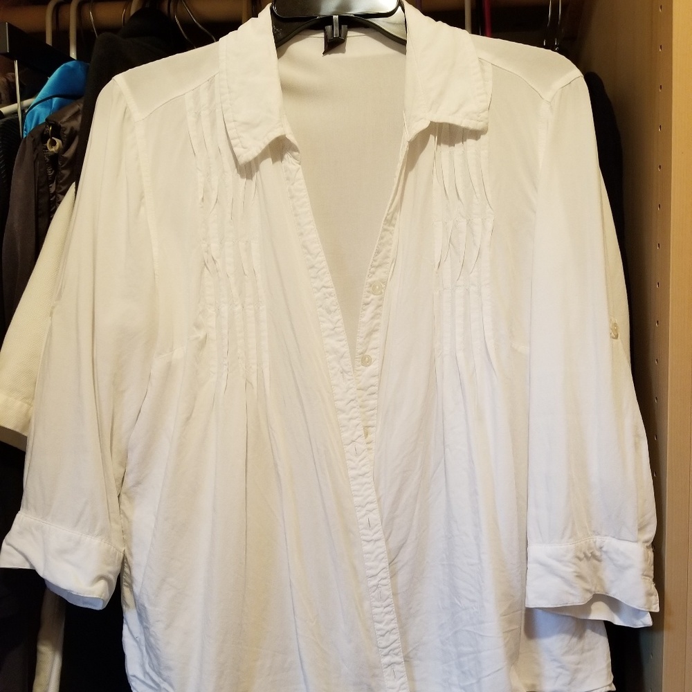 Gloria Vanderbilt 3/4 sleeve top